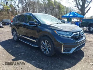 2020 Honda CR-V Touring with VIN 2HKRW2H98LH660573, listed as a IAAI auction lot 41524610 with 37,493 mi miles and . Bid and sale history available at DreamBid. Image 1.