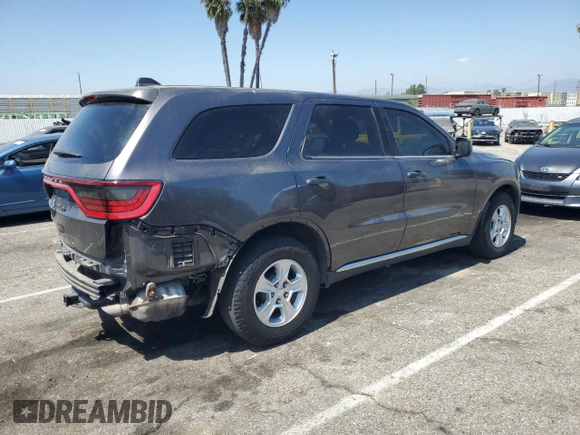 2017 Dodge Durango SXT with VIN 1C4RDHAG1HC847819, listed as a Copart auction lot 62944245 with 110,215 mi miles and Salvage title. Bid and sale history available at DreamBid. Image 3.