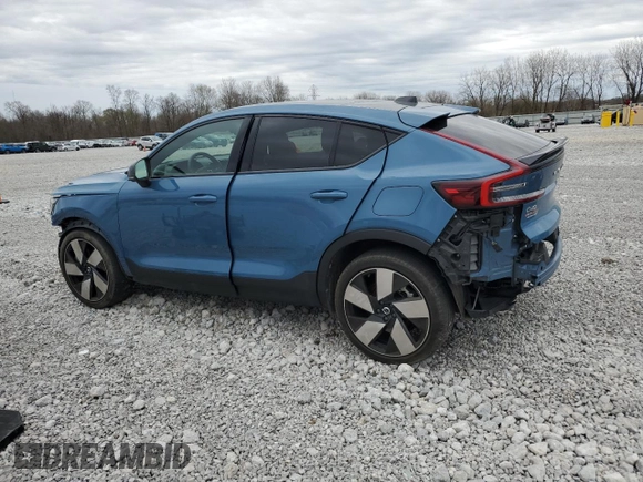 2023 Volvo C40 Ultimate z VIN YV4ED3GM0P2067200, wystawiony jako Copart lot #51802685 z przebiegiem 21 683 mil mil oraz Szkoda całkowita • Salvage title. Historia ofert i sprzedaży dostępna na DreamBid. Obrazek 2.