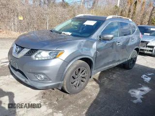 2015 Nissan Rogue SL with VIN 5N1AT2MV4FC862749, listed as a IAAI auction lot 41418258 with 169,968 mi miles and . Bid and sale history available at carsss.com. Image 2.