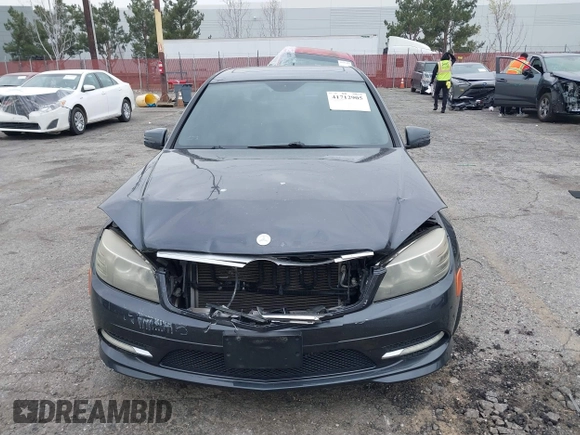 2011 Mercedes-Benz C-Class C 300 Sport with VIN WDDGF5EB5BR133393, listed as a IAAI auction lot 41712905 with 146,428 mi miles. Bid and sale history available at carsss.com. Image 13.