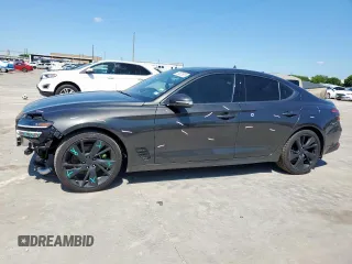 2023 Genesis G70 2.0T z VIN KMTG34TA6PU113067, wystawiony jako Copart lot #55523925 z przebiegiem 30 942 mil mil oraz Szkoda całkowita • Salvage title. Historia ofert i sprzedaży dostępna na DreamBid. Obrazek 1.