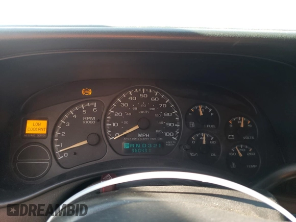 2002 Chevrolet Suburban LT with VIN 1GNEC16Z72J231717, listed as a Copart auction lot 86691164 with 360,491 mi miles and Salvage Title. Bid and sale history available at carsss.com. Image 9.