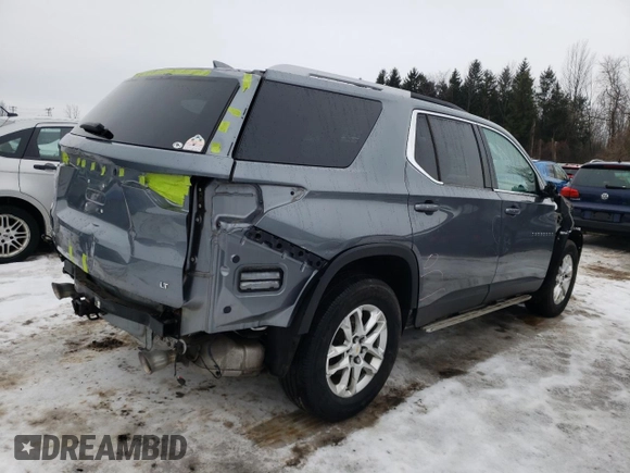 2018 Chevrolet Traverse LT Cloth with VIN 1GNEVGKW0JJ169732, listed as a Copart auction lot 39146254 with 68,733 mi miles. Bid and sale history available at carsss.com. Image 3.