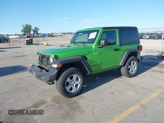 2019 Jeep Wrangler Sport S z VIN 1C4HJXAN0KW661787, wystawiony jako IAAI lot #42238918 z przebiegiem 25 364 mil mil oraz . Historia ofert i sprzedaży dostępna na DreamBid. Obrazek 2.