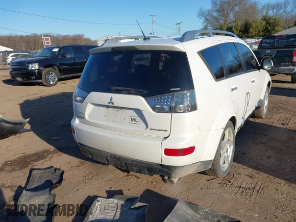 2007 Mitsubishi Outlander XLS with VIN JA4MT41X77Z009791, listed as a IAAI auction lot 41750131 with 0 mi miles. Bid and sale history available at carsss.com. Image 4.