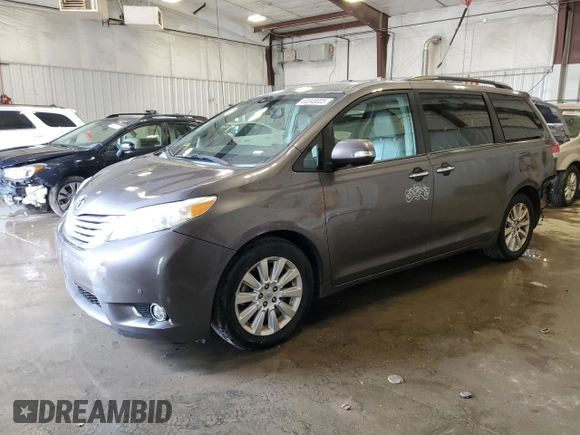 2013 Toyota Sienna XLE with VIN 5TDDK3DC7DS062614, listed as a Copart auction lot 60048005 with 230,228 mi miles and Non repairable. Bid and sale history available at DreamBid. Image 1.