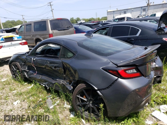 2024 Toyota GR86 Premium with VIN JF1ZNBE18R9756633, listed as a Copart auction lot 66325924 with 255 mi miles and Salvage Title. Bid and sale history available at carsss.com. Image 2.