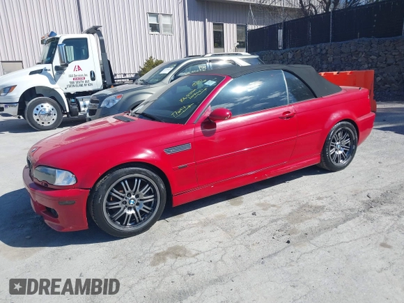 2002 BMW 3 Series M3 with VIN WBSBR93482EX23160, listed as a IAAI auction lot 41908228 with 106,955 mi miles. Bid and sale history available at carsss.com. Image 18.