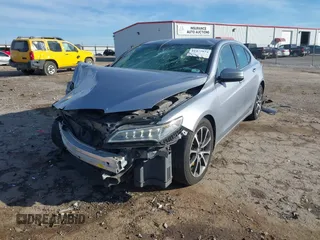 2015 Acura TLX V6 Tech with VIN 19UUB3F5XFA007901, listed as a IAAI auction lot 41477974 with 1 mi miles. Bid and sale history available at carsss.com. Image 18.