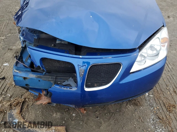 2006 Pontiac G6 GT with VIN 1G2ZH158464178231, listed as a Copart auction lot 44640275 with 0 mi miles and Salvage Title. Bid and sale history available at carsss.com. Image 12.