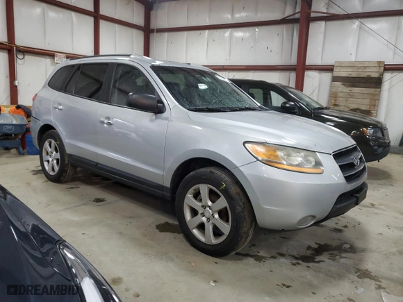 2009 Hyundai Santa Fe SE with VIN 5NMSH13E19H300996, listed as a Copart auction lot 52122165 with 208,274 mi miles and Non Repairable. Bid and sale history available at carsss.com. Image 4.