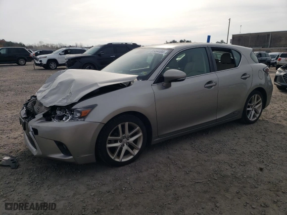 2017 Lexus CT with VIN JTHKD5BH1H2297145, listed as a Copart auction lot 81454404 with 119,701 mi miles and Salvage Title. Bid and sale history available at carsss.com. Image 1.