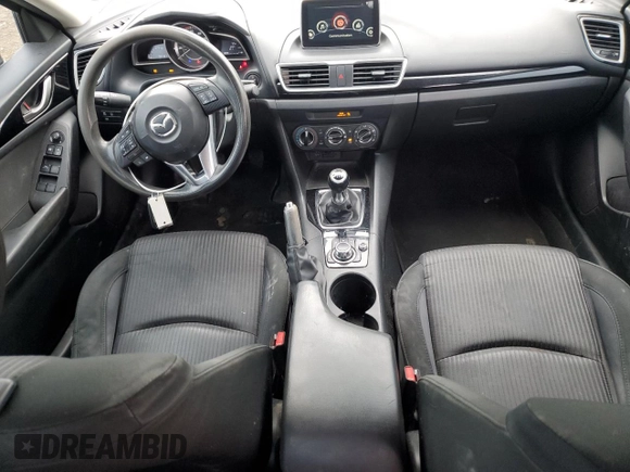 2016 Mazda 3 i Sport with VIN JM1BM1U74G1327774, listed as a Copart auction lot 54061905 with 98,187 mi miles and Salvage Title. Bid and sale history available at DreamBid. Image 8.