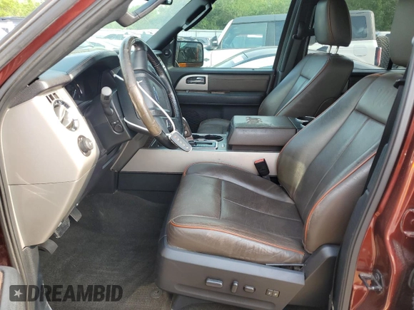 2015 Ford Expedition XLT with VIN 1FMJU1HT9FEF11131, listed as a Copart auction lot 51741355 with 136,988 mi miles and Salvage title. Bid and sale history available at DreamBid. Image 7.