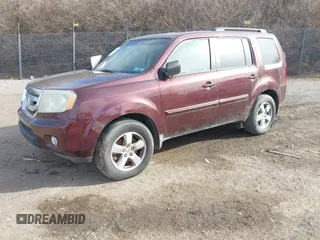 2009 Honda Pilot EX-L with VIN 5FNYF48689B022215, listed as a IAAI auction lot 41817432 with Not Provided miles and . Bid and sale history available at carsss.com. Image 2.