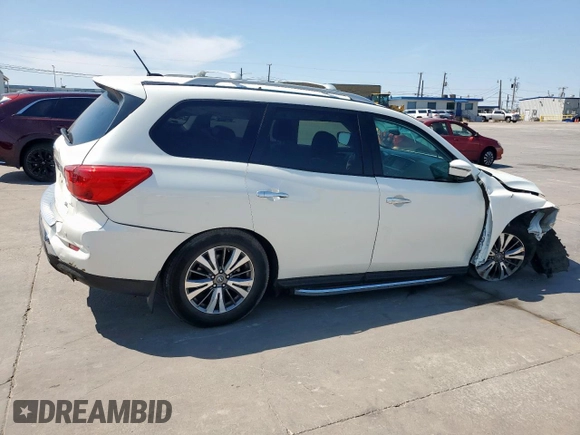2018 Nissan Pathfinder S z VIN 5N1DR2MN2JC614021, wystawiony jako Copart lot #51286515 z przebiegiem 54 300 mil mil oraz Szkoda całkowita • Salvage title. Historia ofert i sprzedaży dostępna na DreamBid. Obrazek 3.