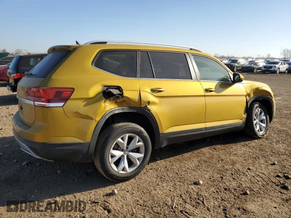 2018 Volkswagen Atlas SE z VIN 1V2DR2CA4JC529022, wystawiony jako Copart lot #48914745 z przebiegiem 88 887 mil mil oraz Szkoda całkowita • Salvage title. Historia ofert i sprzedaży dostępna na DreamBid. Obrazek 3.