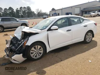 2024 Nissan Sentra S with VIN 3N1AB8BV1RY239469, listed as a Copart auction lot 49219795 with 60,565 mi miles and Salvage Title. Bid and sale history available at carsss.com. Image 1.