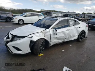2019 Toyota Camry XSE with VIN 4T1B61HK4KU766467, listed as a Copart auction lot 57965424 with 55,525 mi miles and Salvage Title. Bid and sale history available at carsss.com. Image 1.