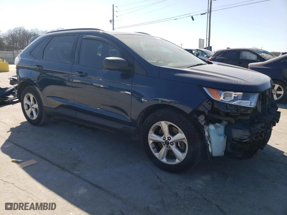 2017 Ford Edge SE with VIN 2FMPK4G91HBC29622, listed as a Copart auction lot 48216725 with 109,516 mi miles and Salvage Title. Bid and sale history available at carsss.com. Image 4.