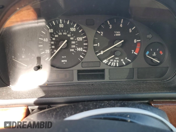 2000 BMW 5 Series 528iA with VIN WBADM6340YGU16735, listed as a Copart auction lot 77249644 with 0 mi miles and Salvage Title. Bid and sale history available at carsss.com. Image 9.