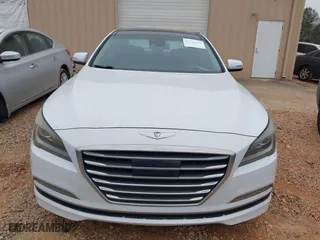 2015 Hyundai Genesis 5.0L with VIN KMHGN4JF8FU073687, listed as a IAAI auction lot 41118050 with 125,296 mi miles. Bid and sale history available at carsss.com. Image 12.