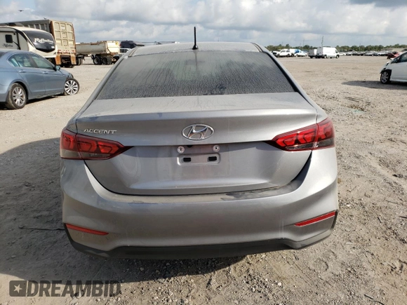 2022 Hyundai Accent SEL with VIN 3KPC24A61NE182923, listed as a Copart auction lot 63205323 with 8,312 mi miles. Bid and sale history available at carsss.com. Image 6.