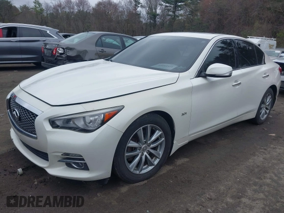 2016 Infiniti Q50 3.0t Premium with VIN JN1EV7AR4GM341324, listed as a IAAI auction lot 42093328 with 95,942 mi miles. Bid and sale history available at carsss.com. Image 2.