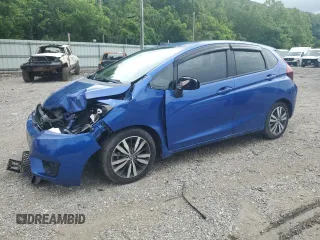 2016 Honda Fit EX with VIN JHMGK5H7XGX041744, listed as a Copart auction lot 60459835 with 76,698 mi miles and Salvage title. Bid and sale history available at DreamBid. Image 1.