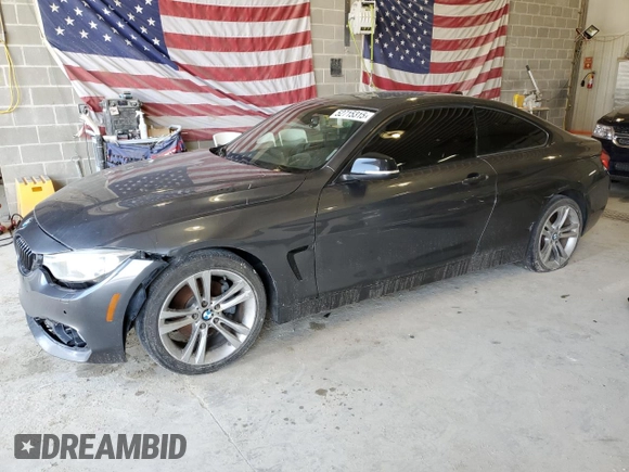 2014 BMW 4 Series 428i xDrive with VIN WBA3N5C59EF716268, listed as a Copart auction lot 52715315 with 140,469 mi miles and Clean Title. Bid and sale history available at carsss.com. Image 1.
