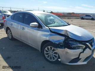 2019 Nissan Sentra S with VIN 3N1AB7AP5KY350111, listed as a IAAI auction lot 41706298 with 75,846 mi miles. Bid and sale history available at carsss.com. Image 1.
