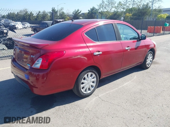 2016 Nissan Versa S with VIN 3N1CN7AP6GL901795, listed as a IAAI auction lot 42019769 with 121,561 mi miles. Bid and sale history available at carsss.com. Image 4.