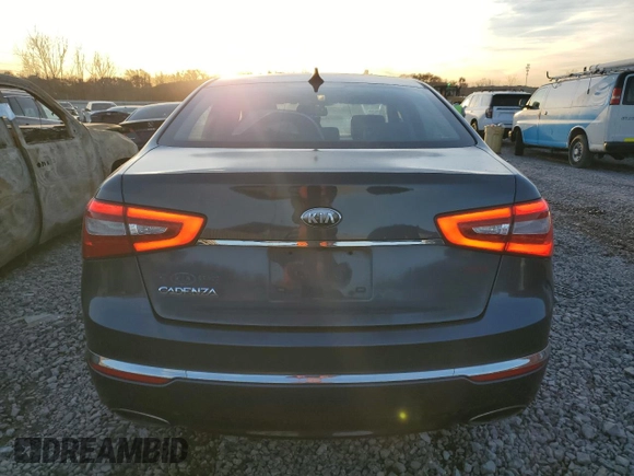 2014 Kia Cadenza Premium with VIN KNALN4D77E5129941, listed as a Copart auction lot 84058904 with 180,361 mi miles and Salvage Title. Bid and sale history available at carsss.com. Image 6.
