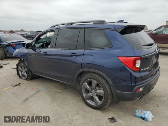2019 Honda Passport Touring z VIN 5FNYF7H97KB000093, wystawiony jako Copart lot #78888424 z przebiegiem 41 742 mil mil oraz Szkoda całkowita • Salvage title. Historia ofert i sprzedaży dostępna na DreamBid. Obrazek 2.