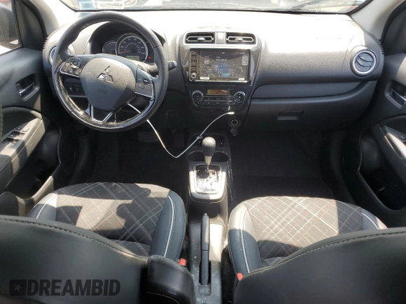 2024 Mitsubishi Mirage Black Edition with VIN ML32AWHJ5RH000891, listed as a Copart auction lot 52866905 with 13,417 mi miles and Clean title. Bid and sale history available at DreamBid. Image 8.