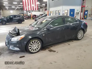 2011 Buick Regal CXL RL6 with VIN W04GU5GC9B1023316, listed as a Copart auction lot 43028995 with 0 mi miles and Salvage Title. Bid and sale history available at carsss.com. Image 1.