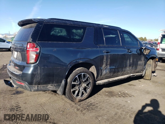 2021 Chevrolet Suburban RST z VIN 1GNSKEKD8MR193782, wystawiony jako Copart lot #82821484 z przebiegiem 74 195 mil mil oraz Szkoda całkowita • Salvage title. Historia ofert i sprzedaży dostępna na DreamBid. Obrazek 3.