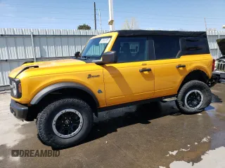 2022 Ford Bronco with VIN 1FMEE5DPXNLA89363, listed as a Copart auction lot 53043155 with 50,072 mi miles and Salvage Title. Bid and sale history available at DreamBid. Image 1.
