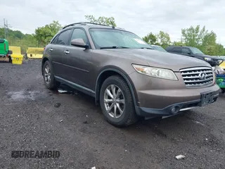 2007 Infiniti FX with VIN JNRAS08W67X204763, listed as a IAAI auction lot 42259196 with 175,541 mi miles and . Bid and sale history available at DreamBid. Image 1.