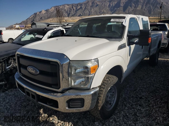 2015 Ford F-350 Platinum with VIN 1FT8W3B64FEA51484, listed as a Copart auction lot 75023924 with 115,474 mi miles and Salvage Title. Bid and sale history available at DreamBid. Image 1.
