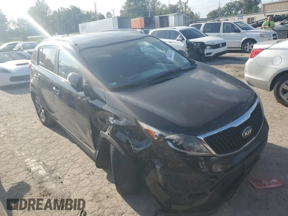 2015 Kia Sportage LX with VIN KNDPB3AC7F7780369, listed as a Copart auction lot 74604174 with 166,561 mi miles and Salvage Title. Bid and sale history available at carsss.com. Image 4.