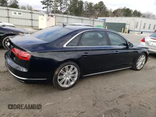 2015 Audi A8 L 4.0T with VIN WAU32AFD7FN004904, listed as a Copart auction lot 38942883 with 80,205 mi miles. Bid and sale history available at carsss.com. Image 3.