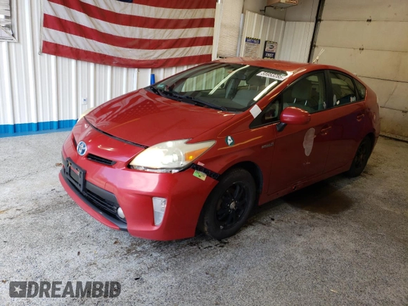 2012 Toyota Prius One with VIN JTDKN3DU7C1591869, listed as a Copart auction lot 55953285 with 382,394 mi miles and Clean Title. Bid and sale history available at DreamBid. Image 1.
