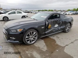 2016 Ford Mustang GT z VIN 1FA6P8CF0G5211268, wystawiony jako Copart lot #51576595 z przebiegiem 34 118 mil mil oraz Szkoda całkowita • Salvage title. Historia ofert i sprzedaży dostępna na DreamBid. Obrazek 1.