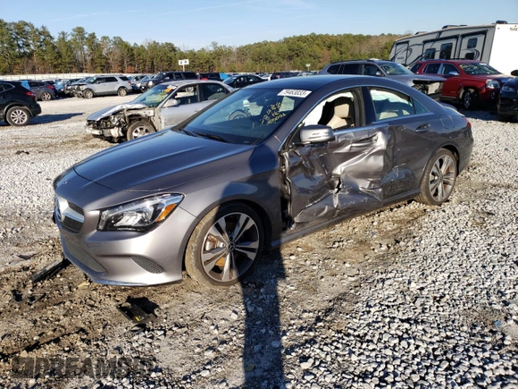 2018 Mercedes-Benz CLA 250 with VIN WDDSJ4EB0JN538764, listed as a Copart auction lot 79463033 with 35,173 mi miles and . Bid and sale history available at DreamBid. Image 1.