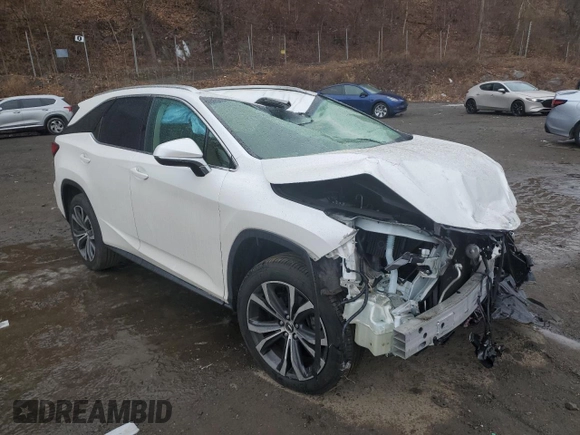 2019 Lexus RX with VIN JTJDZKCAXK2016735, listed as a Copart auction lot 43195745 with 0 mi miles and Salvage Title. Bid and sale history available at carsss.com. Image 4.