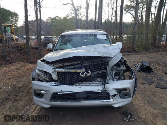 2015 Infiniti QX80 with VIN JN8AZ2NE1F9083991, listed as a IAAI auction lot 41835516 with 1 mi miles. Bid and sale history available at carsss.com. Image 11.