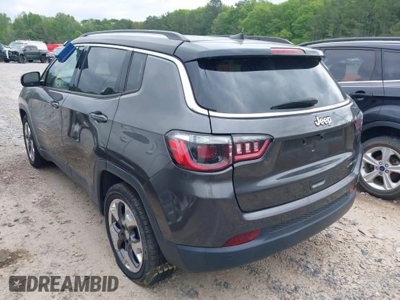 2021 Jeep Compass Limited with VIN 3C4NJCCB6MT523419, listed as a IAAI auction lot 42034333 with 22,080 mi miles. Bid and sale history available at carsss.com. Image 3.
