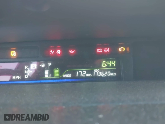 2014 Toyota Prius Two with VIN JTDZN3EU1E3325560, listed as a IAAI auction lot 41696494 with 113,620 mi miles and . Bid and sale history available at DreamBid. Image 7.